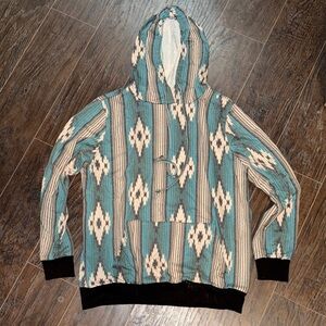 Men's Blue Patterned Sweater